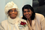 Bonita Ruff & Mother Louvinia Johnson at 90th Birthday Celebration