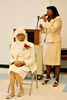 Bonita Singing to Mother Louvinia Johnson at Her 90th Birthday Celebration