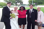 Wedding at Jefferson Memorial